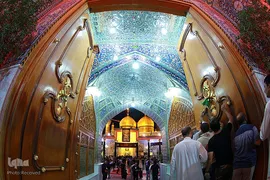حرم مطهر و نورانی امام موسی کاظم (ع) در شهر کاظمین عراق