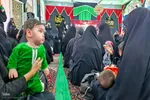 تجدید عهد شیرخوارگان فین کاشان با کوچکترین شهید کربلا