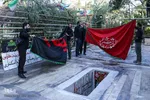 مراسم خاکسپاری پیکر مطهر سردار شهید حاج عبدالله اسکندری در شیراز‎‎
