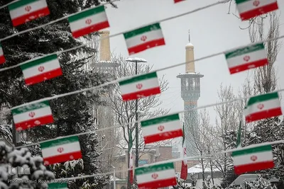 برف زمستانی پایتخت