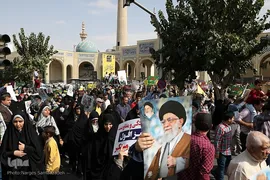 راهپیمایی مردم ایران به شکرانه حماسه‌ مقاومت