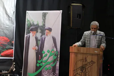 مراسم سالگرد عروج مرد میدان خدمت در ملایر