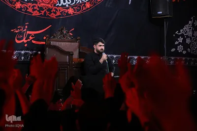 عزاداری شب عاشورای حسینی در هیئت بهشت العباس قم