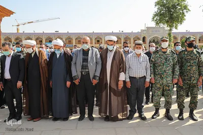 مراسم تشییع پیکر مطهر ستوان سوم شهید «صادق کریمی» - شیراز