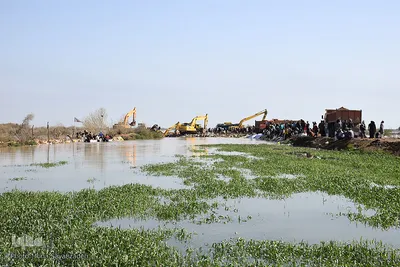 وضعیت مناطق سیل زده در خوزستان