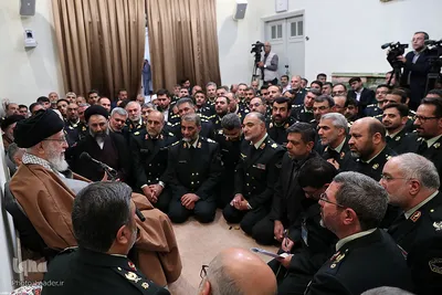 دیدار فرماندهان و مدیران نیروی انتظامی با رهبر انقلاب