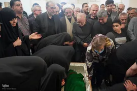 مراسم خاک سپاری خادم‌القرآن عبدالرسول عبایی