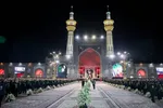 عکس | آیین خطبه‌خوانی شب شهادت امام رضا(ع) در حرم مطهر رضوی