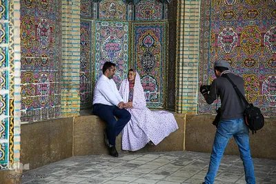 مسجد نصیر الملک در ایام نوروز‎‎