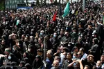 پیکر مطهر شهید مدافع حرم «عباس آسمیه» در کرج