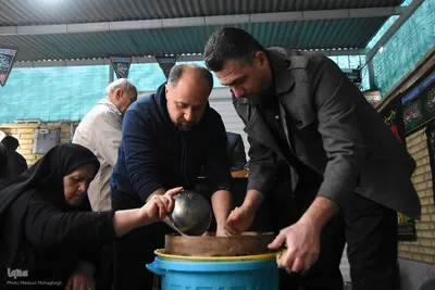 آیین سنتی پخت سمنوپزان در سمنان