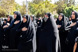 آیین پیاده‌روی جاماندگان اربعین حسینی در کرج