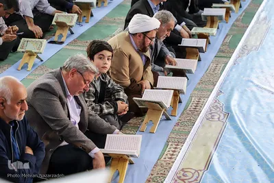 مراسم جزء خوانی در مصلی اعظم امام خمینی (ره) تبریز‎‎