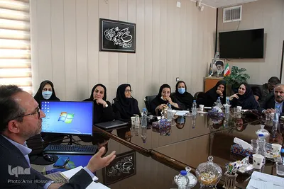 نشست خبری سعید زارع مدیرکل اسناد و کتابخانه ملی استان یزد