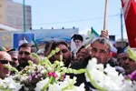 مراسم تشییع و تدفین پیکر ۳شهید در شهرستان اسکو
