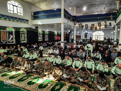 مراسم چهلم شهید مدافع امنیت شهید علی میرزایی در ملایر
