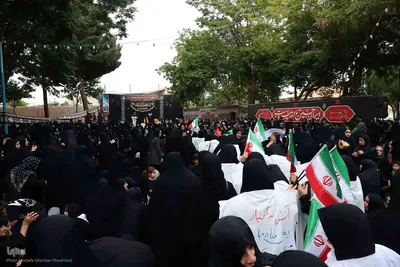 همایش زینبیون و کفن پوشان در محکومیت جنایات آمریکا و اسرائیل