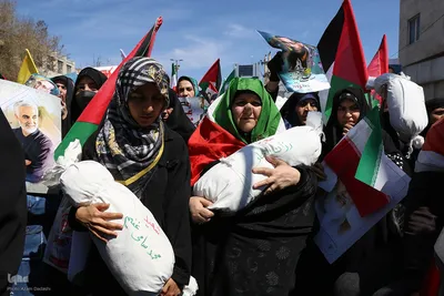راهپیمایی روز جهانی قدس و تشییع شهیدالقدس «علی آقابابایی» در قزوین