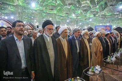 رونمایی از سنگ مزار حرم مطهر سید علاالدین حسین (ع)