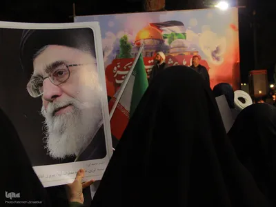 اجتماع مردمی شهر بیرجند و جشن پیروزی مردم غزه