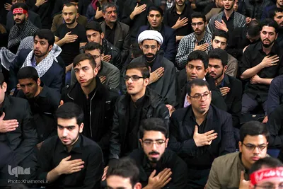 مراسم عزاداری اربعین حسینی با حضور هیئت‌های دانشجویی در حسینیه امام خمینی(ره)