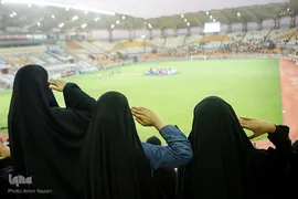 مراسم همخوانی سرود «سلام فرمانده» در ورزشگاه شهدای فولاد اهواز