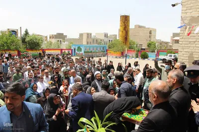 مراسم استقبال از خدام و پرچم رضوی در ملایر