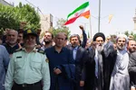 تجمع مردم اصفهان در حمایت از عملیات موشکی انتقام علیه رژیم صهیونیستی