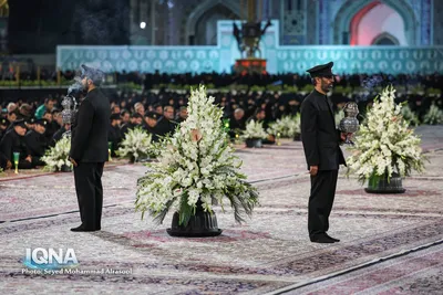 آیین خطبه‌خوانی شب شهادت امام رضا(ع) در حرم مطهر رضوی