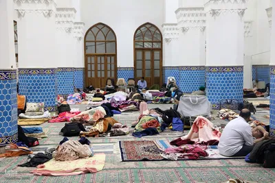 مراسم اعتکاف در مسجد ملااسماعیل یزد