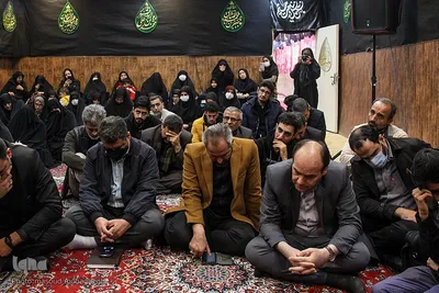 مراسم استقبال و وداع با شهید گمنام در جهاددانشگاهی سمنان