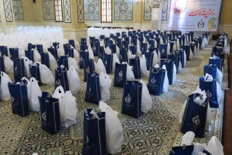 اهدای ۵۰۰ سبد معیشتی به خانواده زندانیان سیرجانی