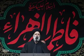 اجتماع عزاداران فاطمی در میدان هفت تیر تهران