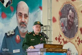 مراسم هفتمین روز شهادت سردار زاهدی در اصفهان