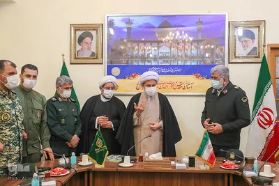 اهدای انگشتر حاج قاسم سلیمانی به حرم‎ شاهچراغ(ع)