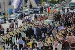 تشییع پیکر شهید علی‌اکبر معصومی‌نژاد در اراک/عکاس:طاها نظیری