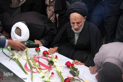 تشییع پیکر مطهر بسیجی شهید سید علی رضوی
