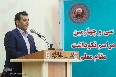 احمد حسینی، معاون پژوهش وبرنامه ریزی اداره کل آموزش و پرورش استان مرکزی/عکاس:زهرا بهرامی