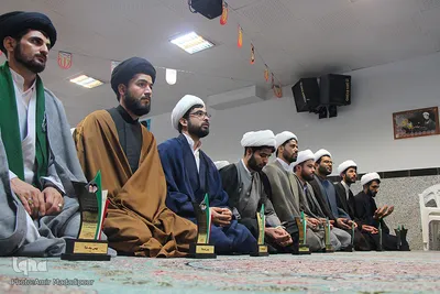 مراسم عمامه گذاری طلاب حوزه علمیه سفیران هدایت بیرجند