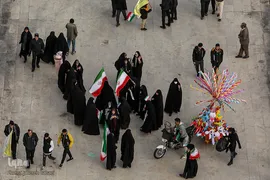 جشن پیروزی انقلاب اسلامی در میدان آزادی