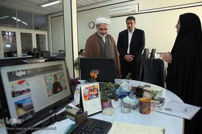 بازدید حجت الاسلام تیمور علی عسگری، معاون حقوقی و امور مجلس وزیر آموزش و پرورش از ایکنا