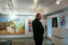 آئین افتتاحیه نمایشگاه«آیینه‌های بی‌زنگار»
