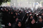 تشییع پیکر شهید اسدالله قربانی از شهدای مدافع حرم