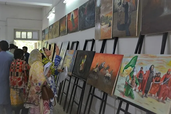 برگزاری نمایشگاه «عرشیان در سرزمین کربلا» در پیشاور
