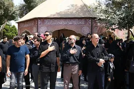 آیین تشییع و خاکسپاری پیکر شهید احمدرضا افشاری