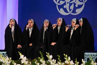 رقابت قرآنی بانوان همخوان در مصلی تبریز