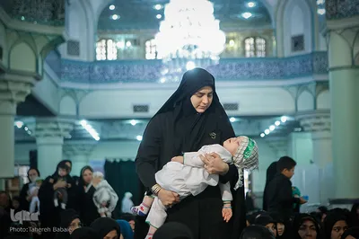 همایش شیرخوارگان حسینی در مصلی شهر ری
