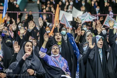 اجتماع بزرگ مهر فاطمی در ورزشگاه ۱۲ هزار نفری آزادی