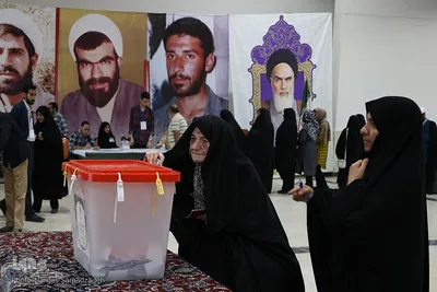 شور انتخابات در گلستان شهدای اصفهان