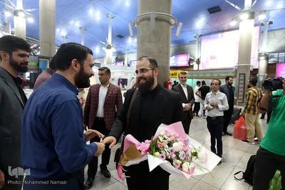 استقبال از «علیرضا بیژنی» رتبه دوم مسابقات قرآن مالزی
